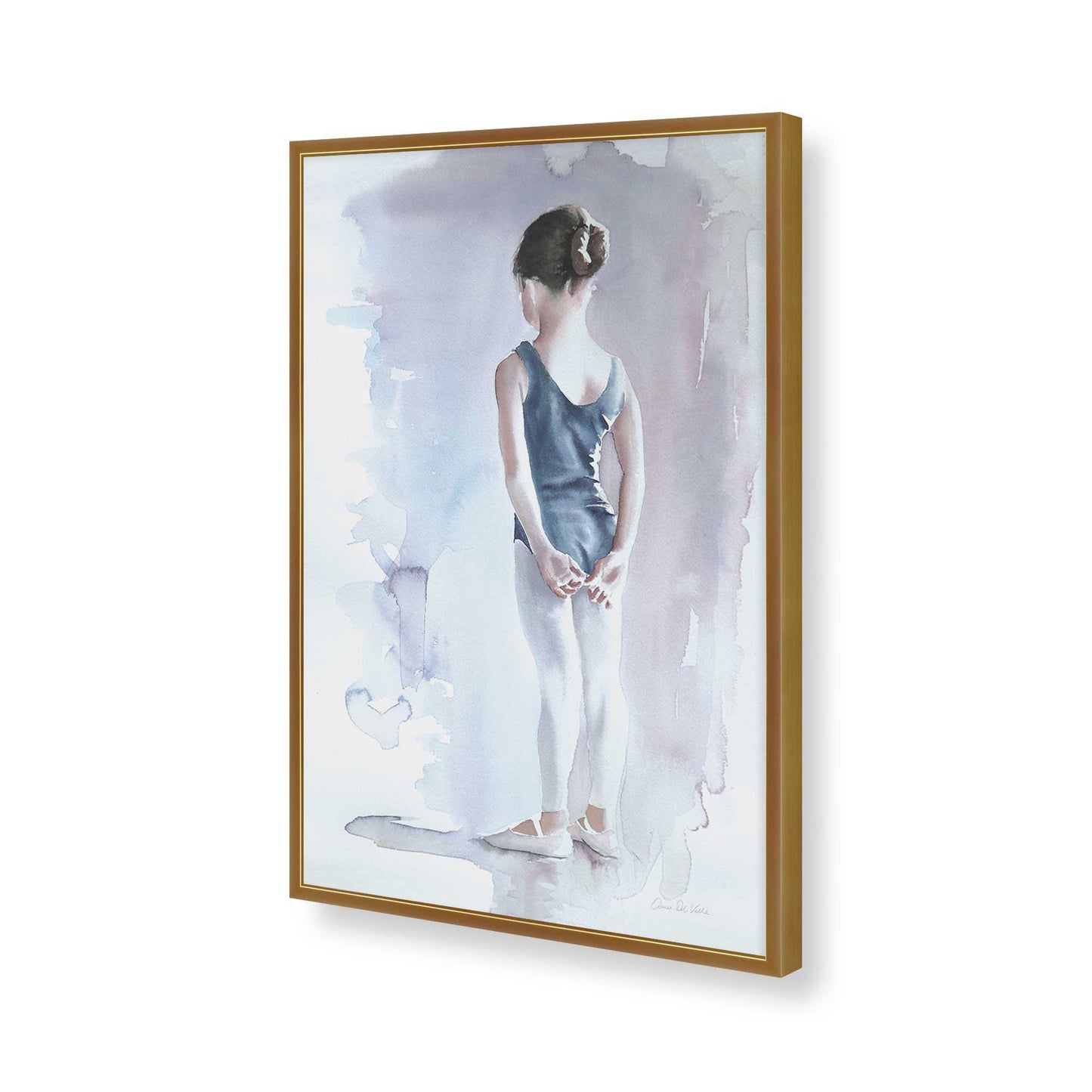 [Color:Polished Gold], Picture of art in a Polished Gold frame of the corner