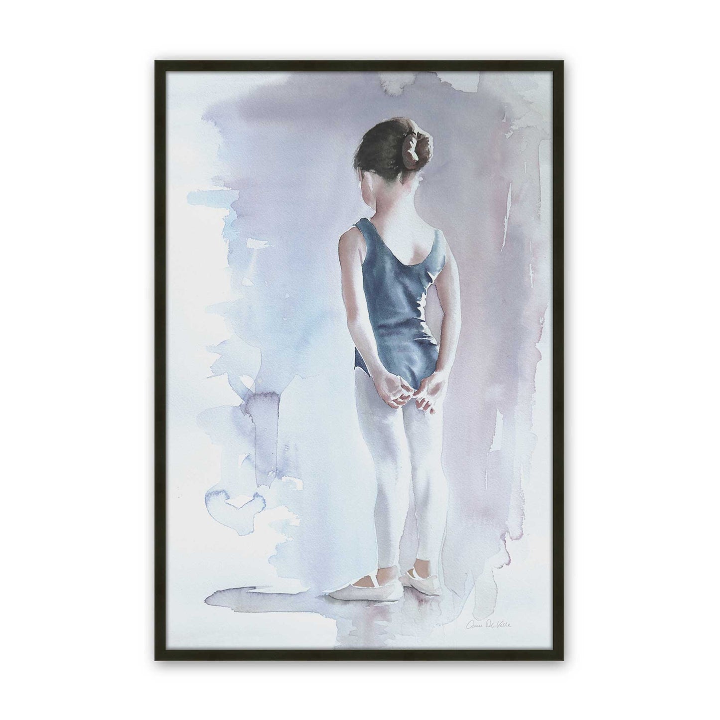[Color:Satin Black], Picture of art in a Satin Black frame