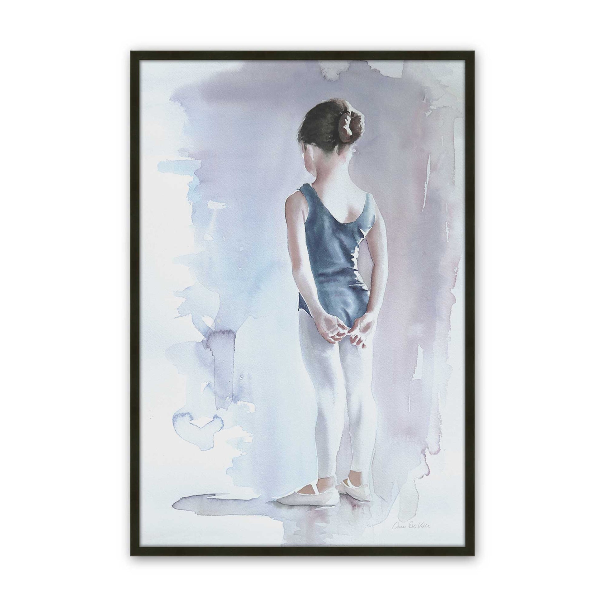 [Color:Satin Black], Picture of art in a Satin Black frame