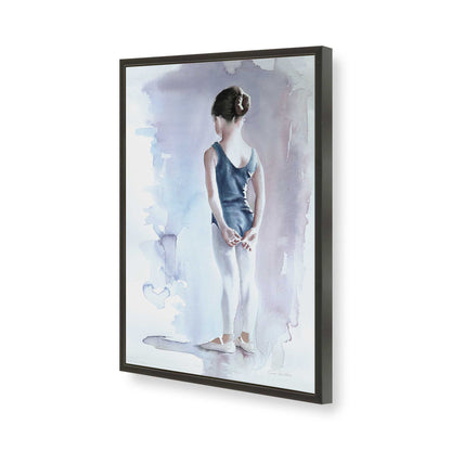 [Color:Satin Black], Picture of art in a Satin Black frame of the corner