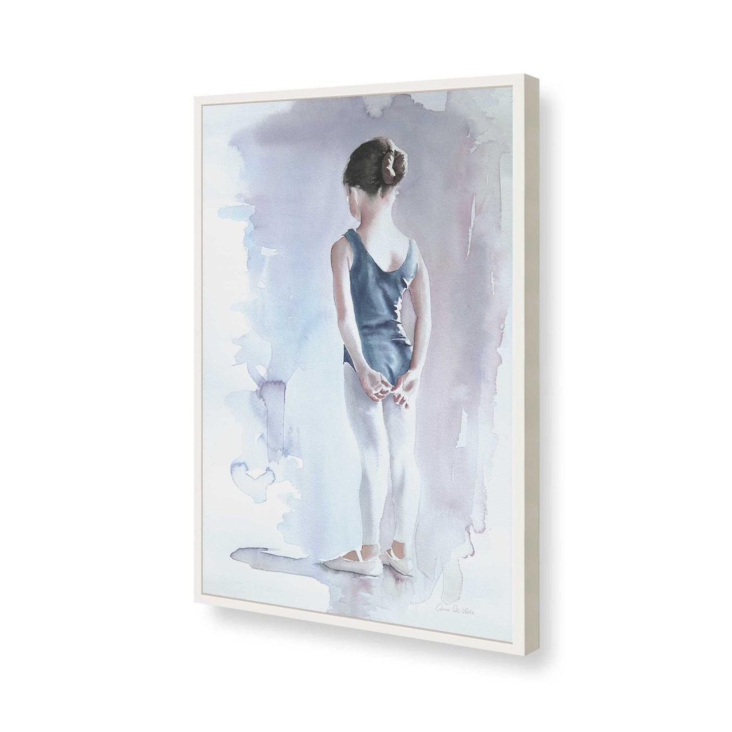 [Color:Opaque White], Picture of art in a Opaque White frame of the corner