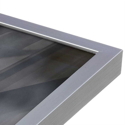 [Color:Polished Chrome], Picture of art in a Polished Chrome frame at an angle