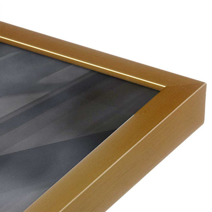 [Color:Polished Gold], Picture of art in a Polished Gold frame at an angle