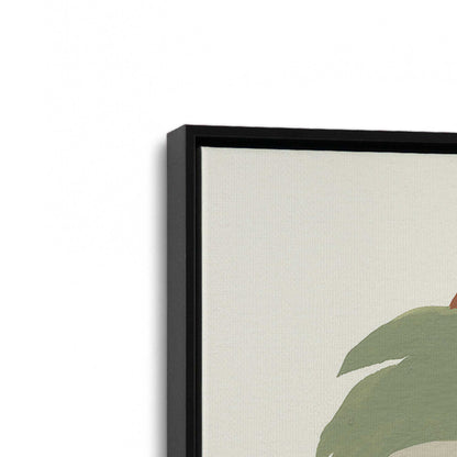 [Color:Satin Black], Picture of art in a Satin Black frame at an angle