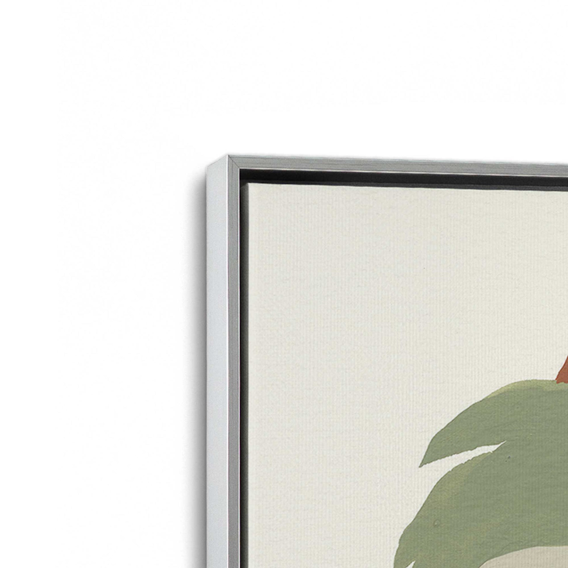 [Color:Polished Chrome], Picture of art in a Polished Chrome frame at an angle