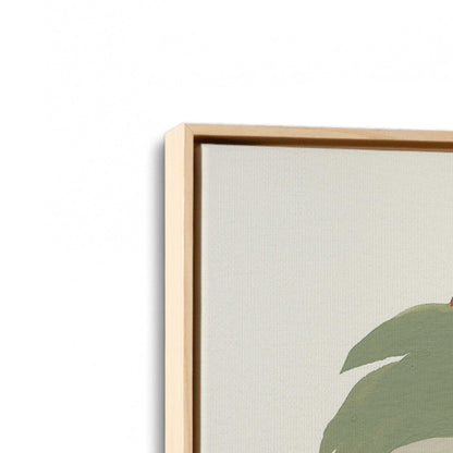 [Color:American Maple], Picture of art in a American Maple frame at an angle