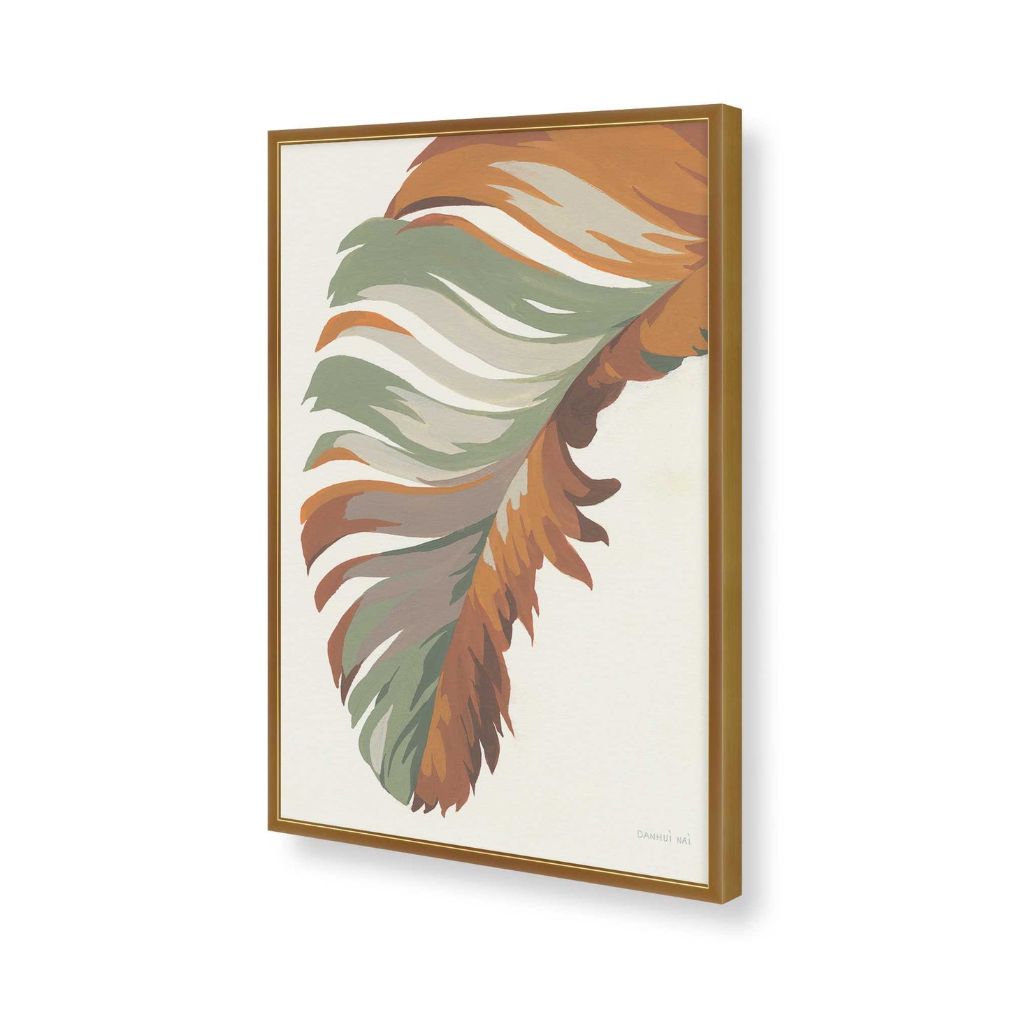 [Color:Polished Gold], Picture of art in a Polished Gold frame of the corner