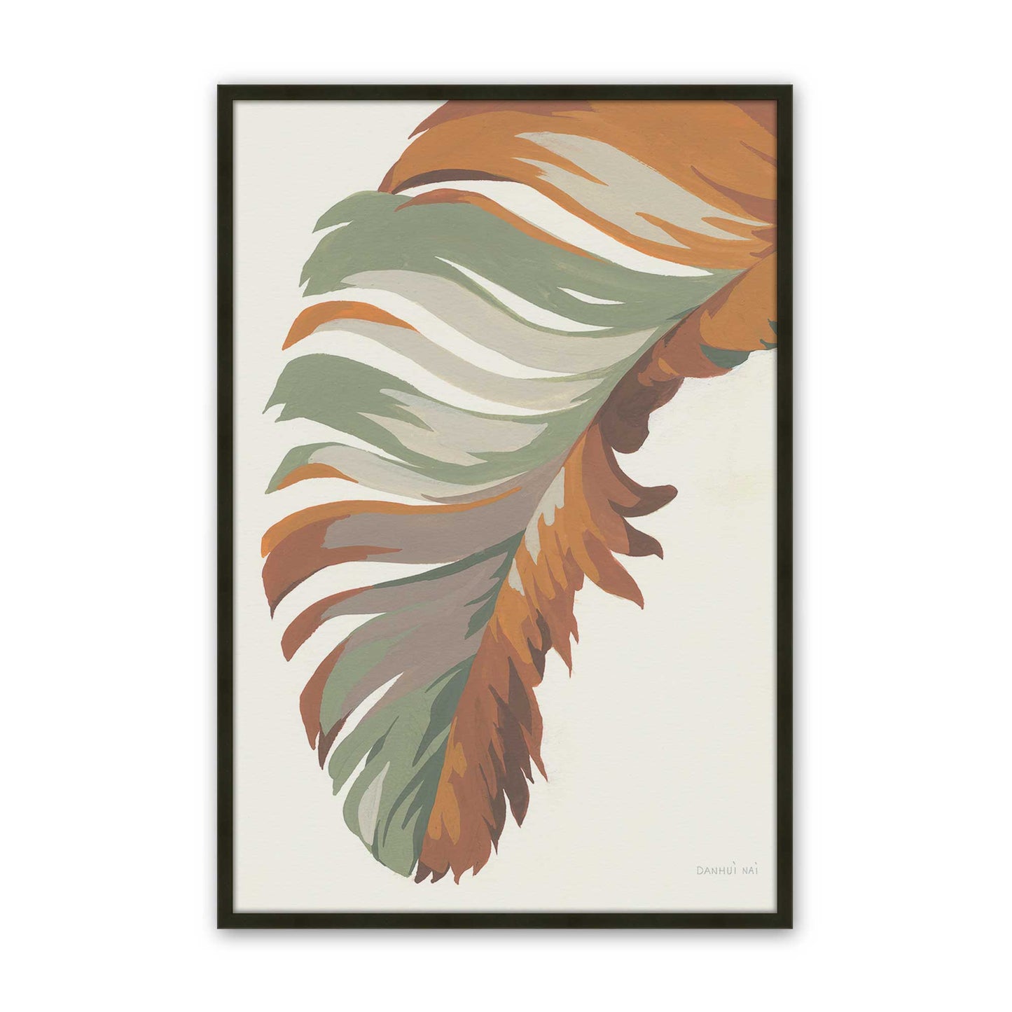 [Color:Satin Black], Picture of art in a Satin Black frame