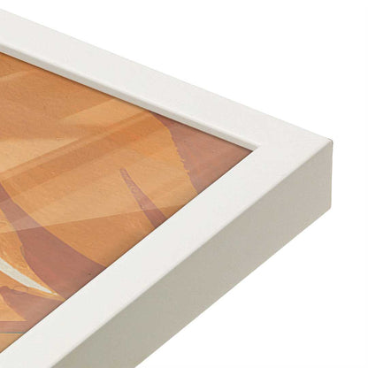 [Color:Opaque White], Picture of art in a Opaque White frame at an angle