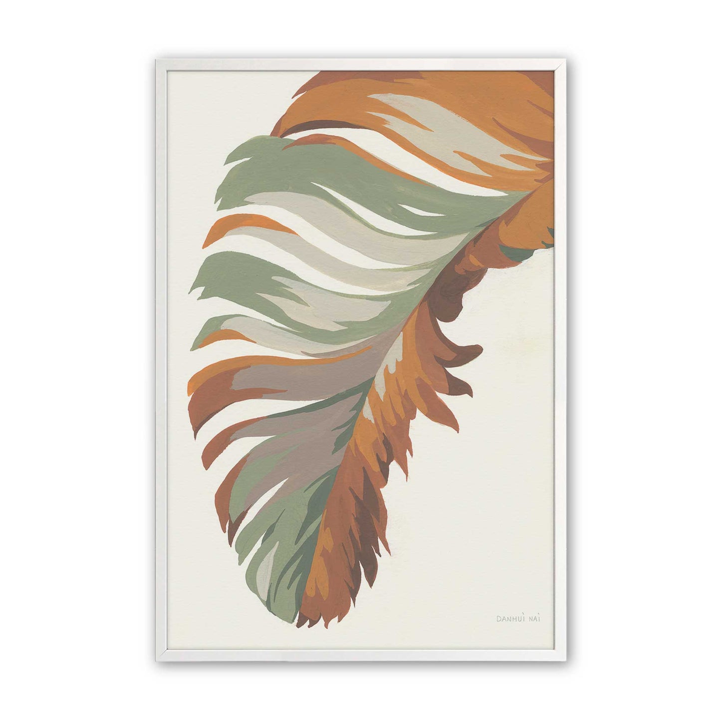 [Color:Opaque White], Picture of art in a Opaque White frame