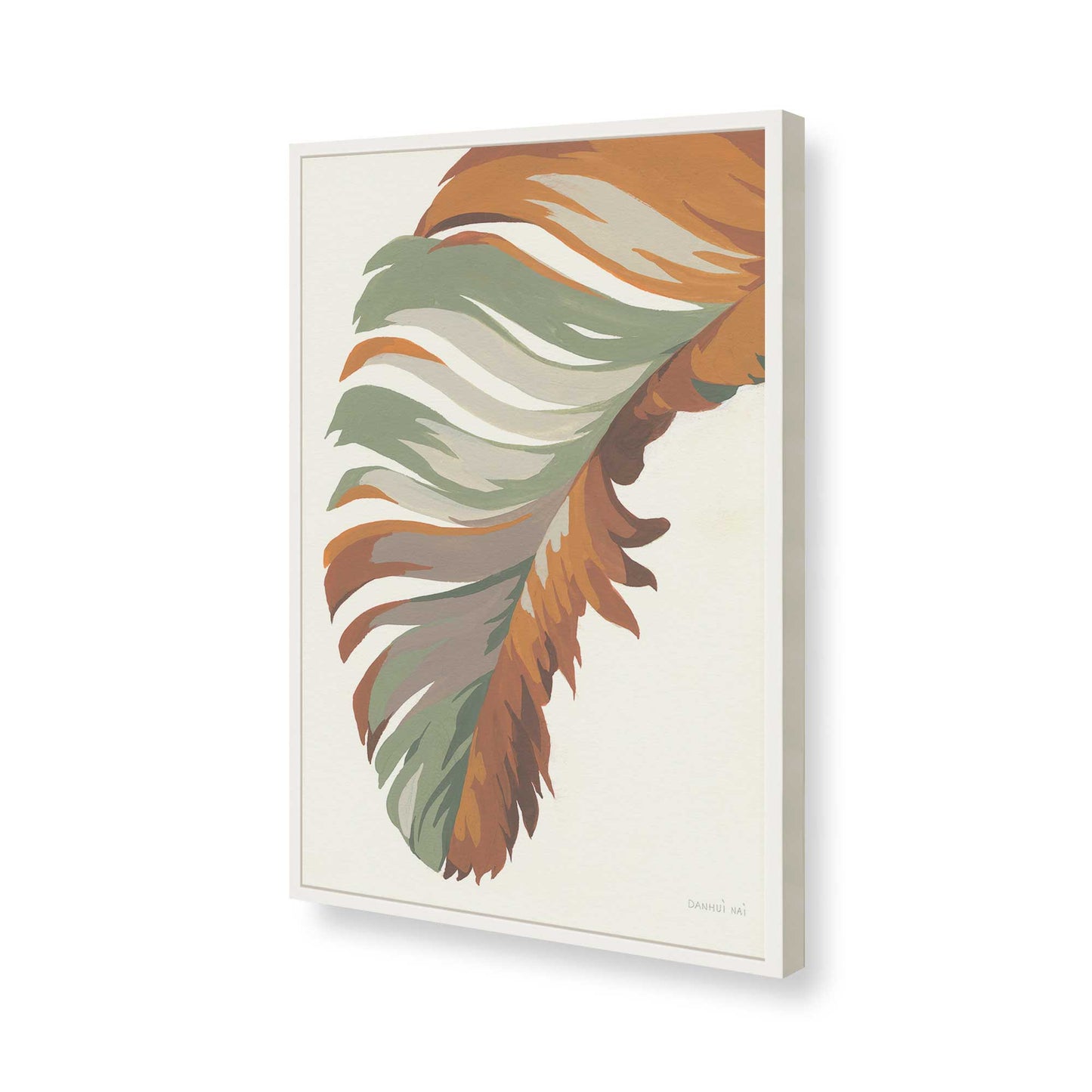 [Color:Opaque White], Picture of art in a Opaque White frame of the corner