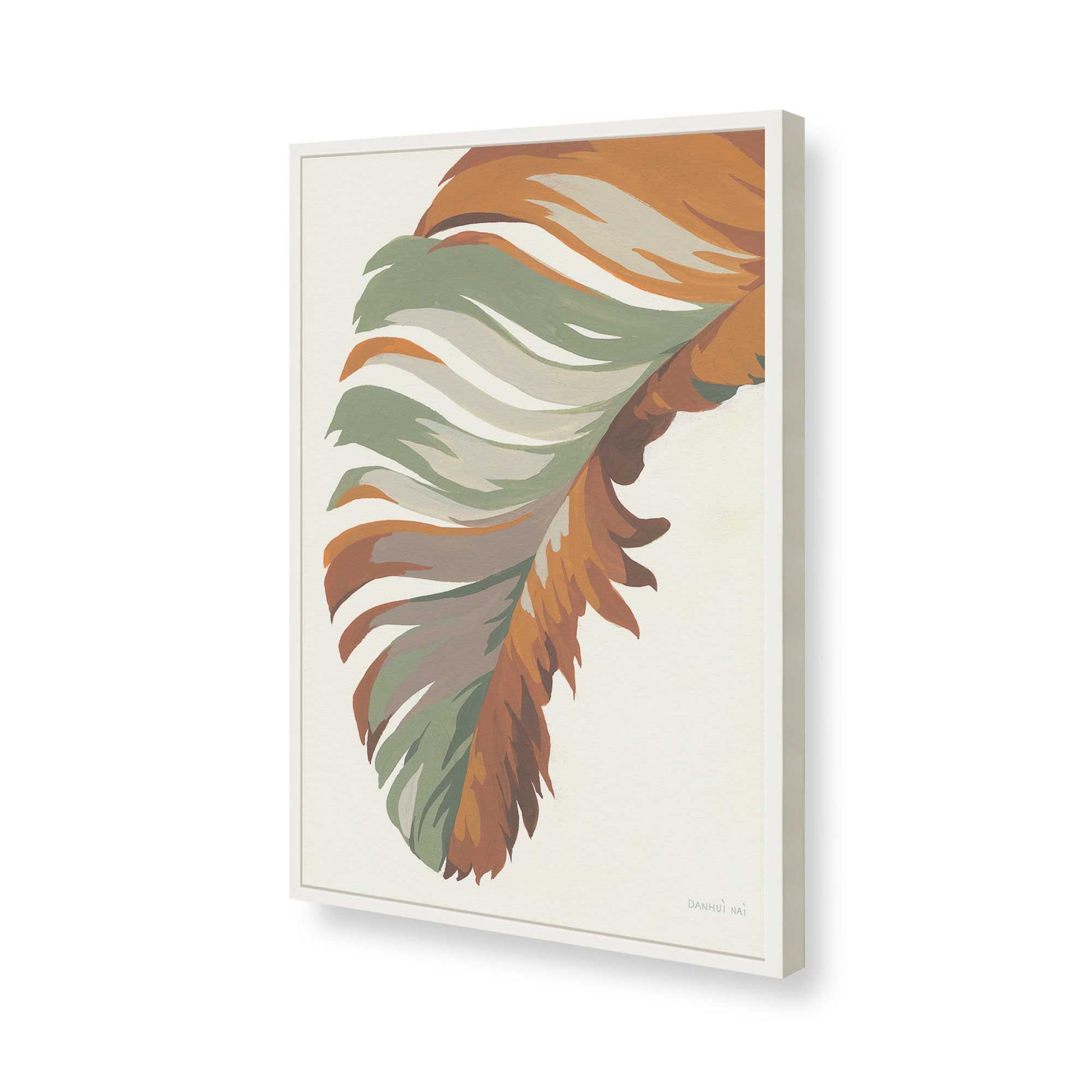 [Color:Opaque White], Picture of art in a Opaque White frame of the corner