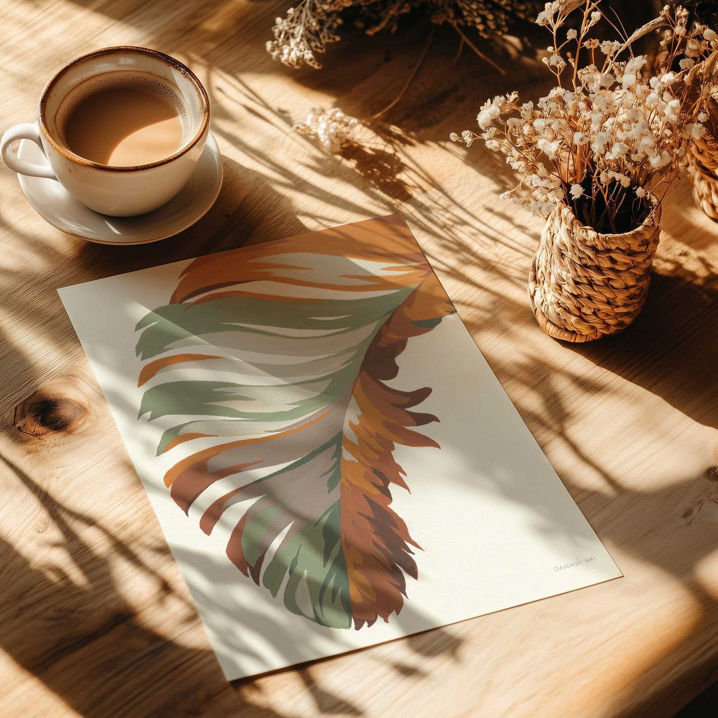 [Color:Rolled Print], Picture of close up of art