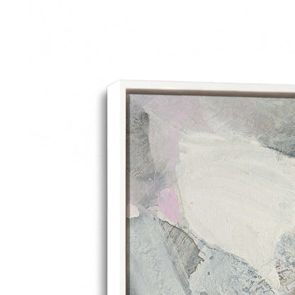 [Color:Opaque White], Picture of art in a White frame at an angle