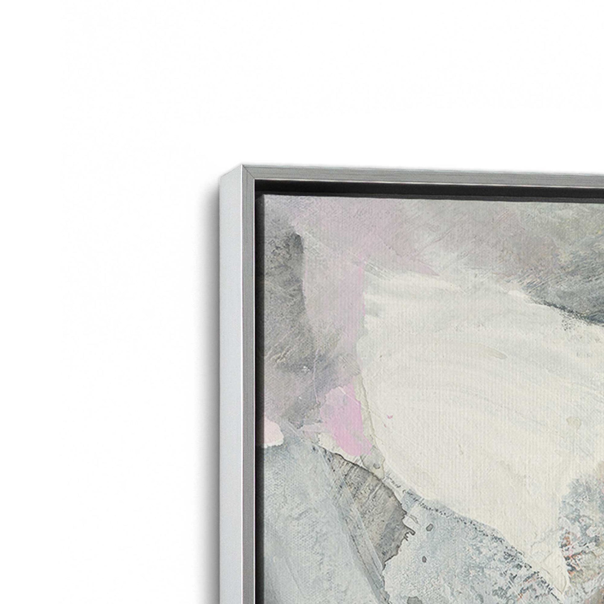 [Color:Polished Chrome], Picture of art in a Polished Chrome frame at an angle