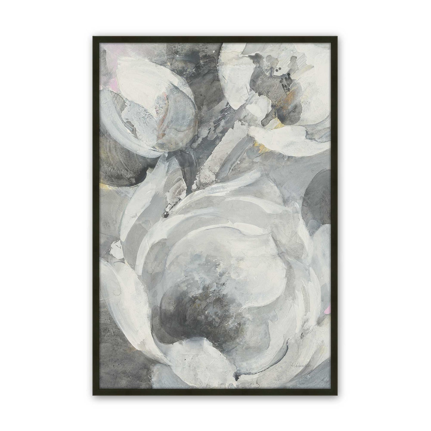 [Color:Satin Black], Picture of art in a Satin Black frame