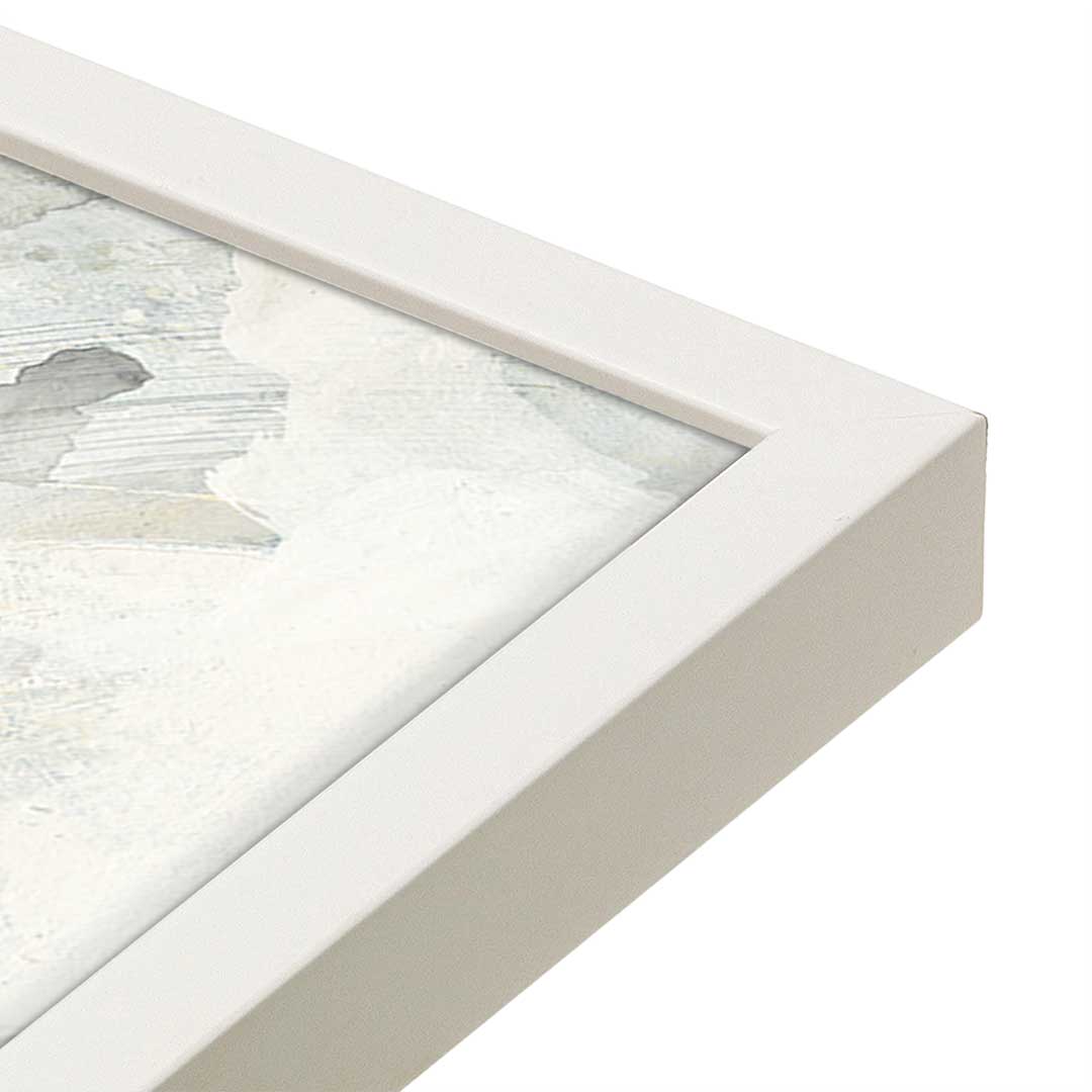 [Color:Opaque White], Picture of art in a Opaque White frame at an angle