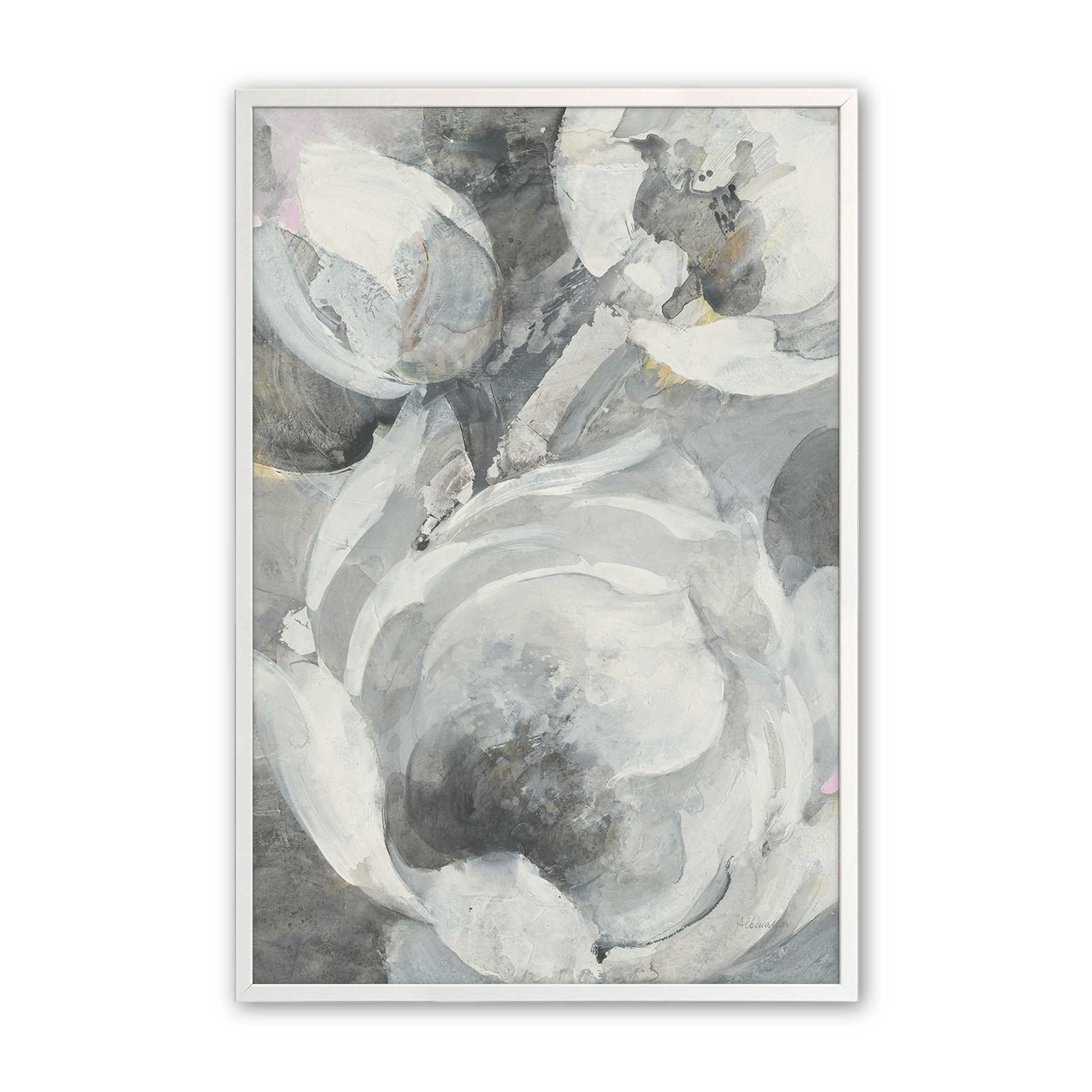 [Color:Opaque White], Picture of art in a Opaque White frame