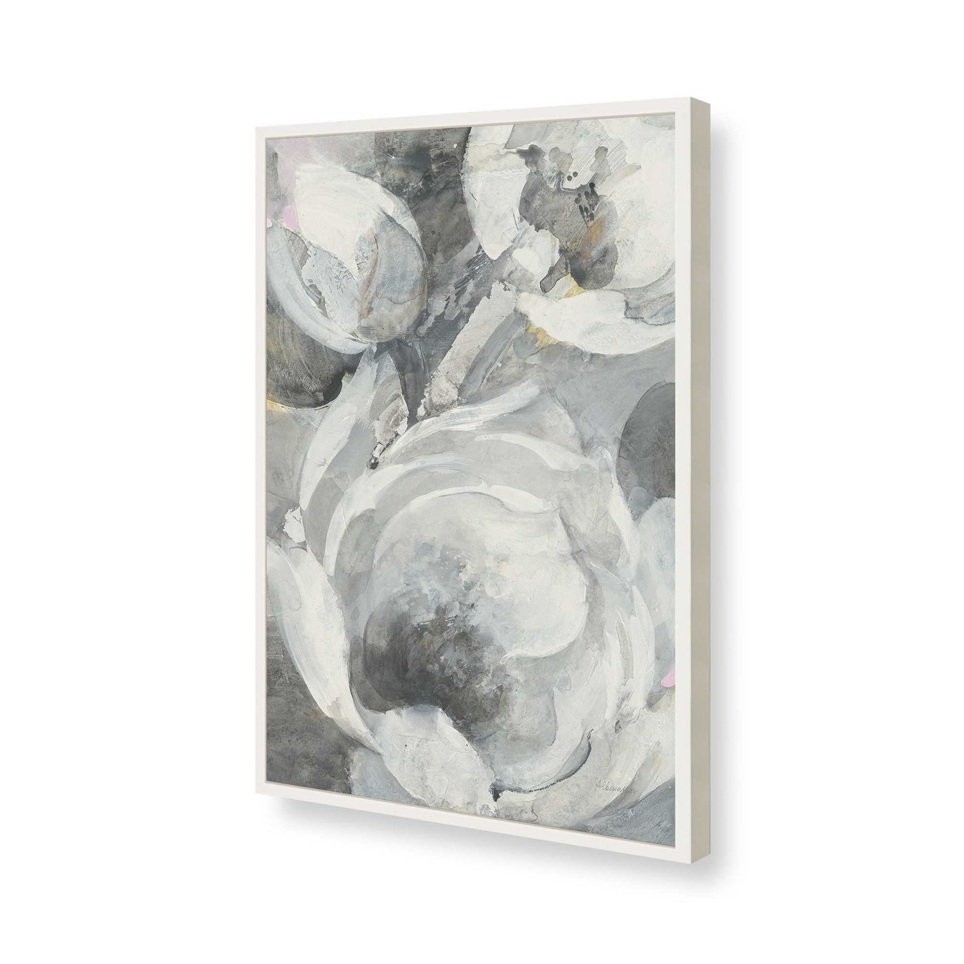 [Color:Opaque White], Picture of art in a Opaque White frame of the corner