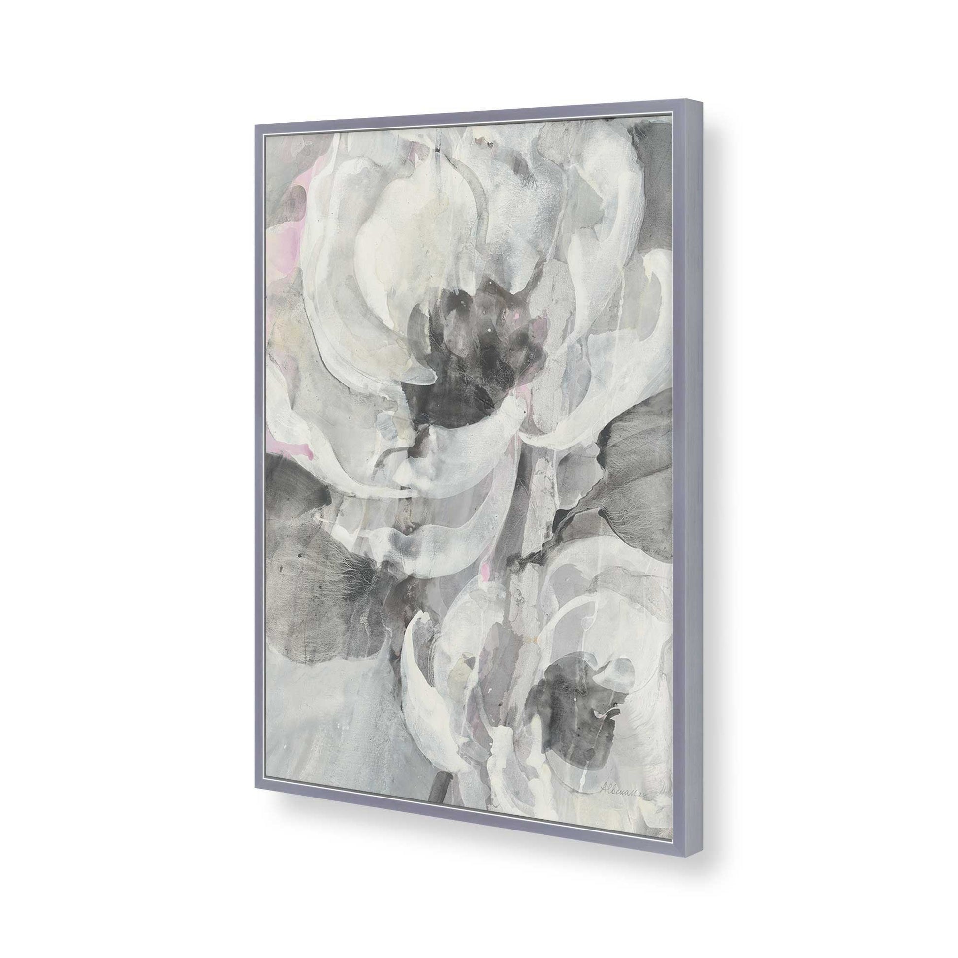 [Color:Polished Chrome], Picture of art in a Polished Chrome frame of the corner