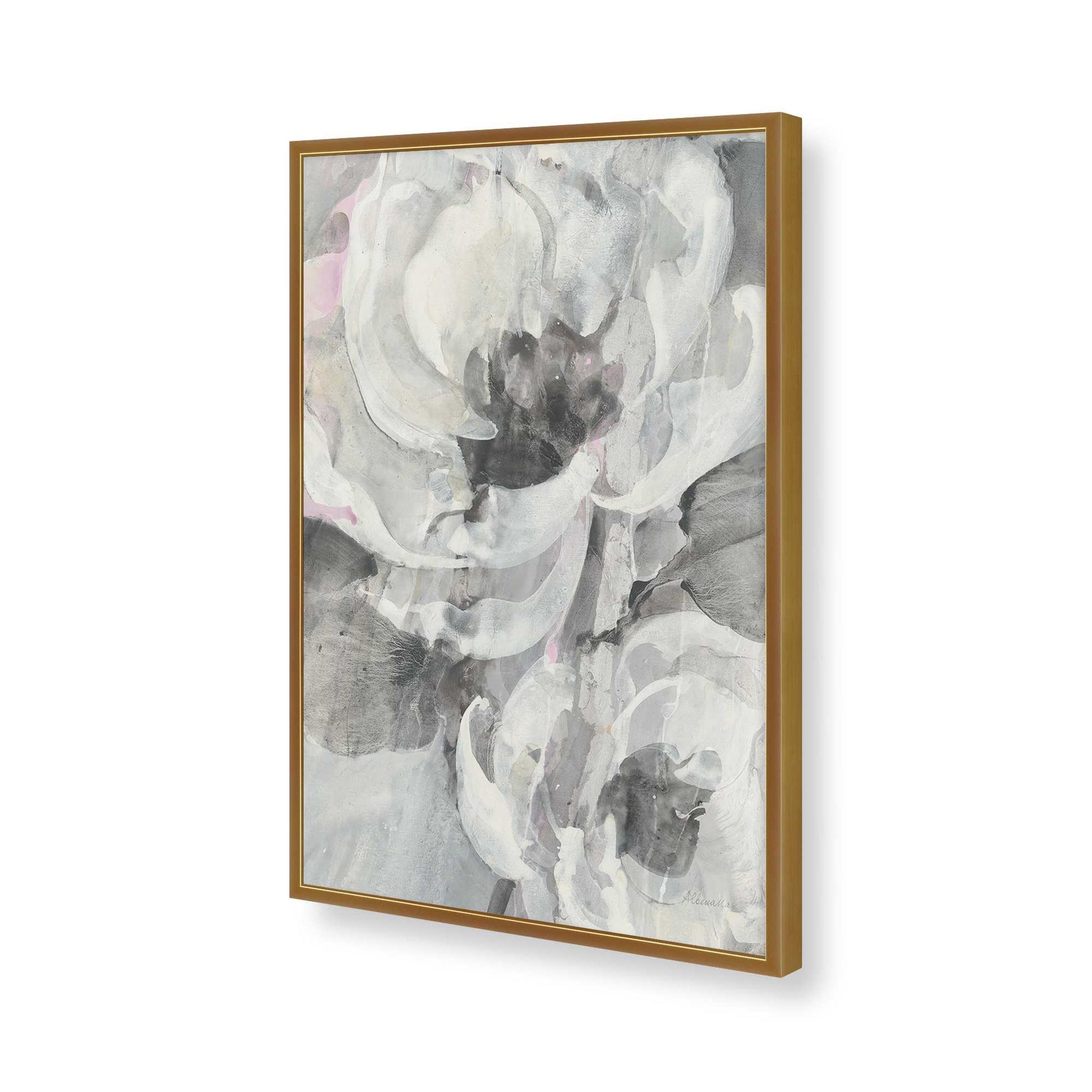 [Color:Polished Gold], Picture of art in a Polished Gold frame of the corner