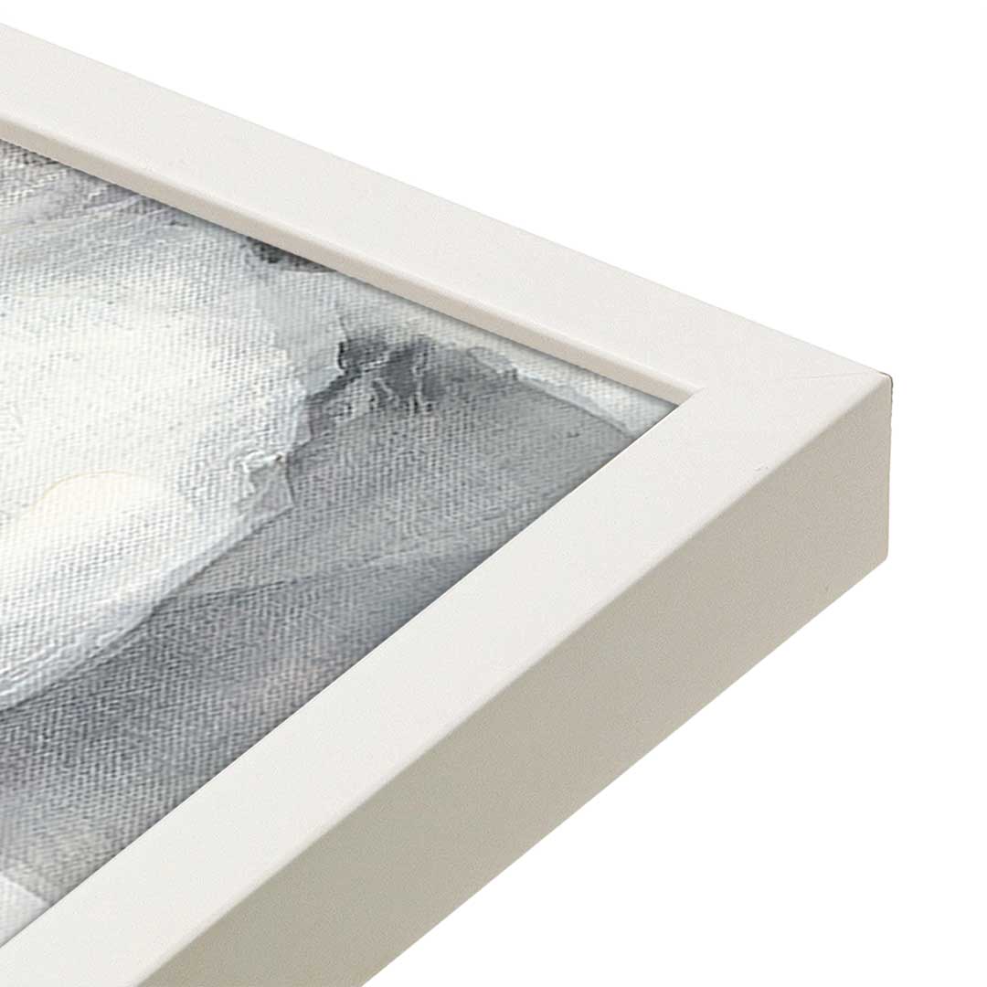 [Color:Opaque White], Picture of art in a Opaque White frame at an angle