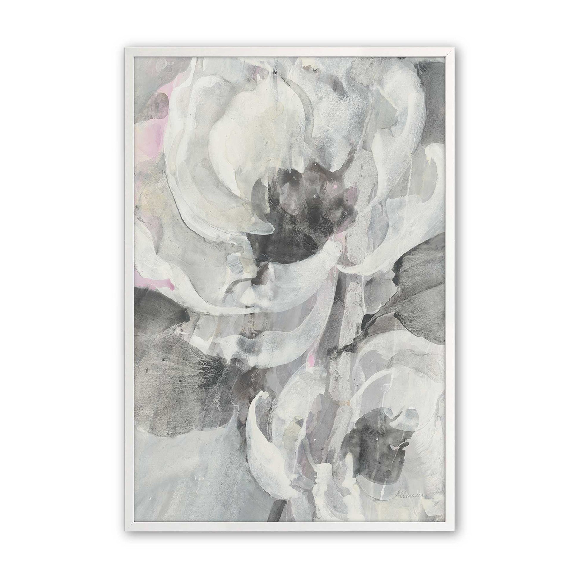 [Color:Opaque White], Picture of art in a Opaque White frame