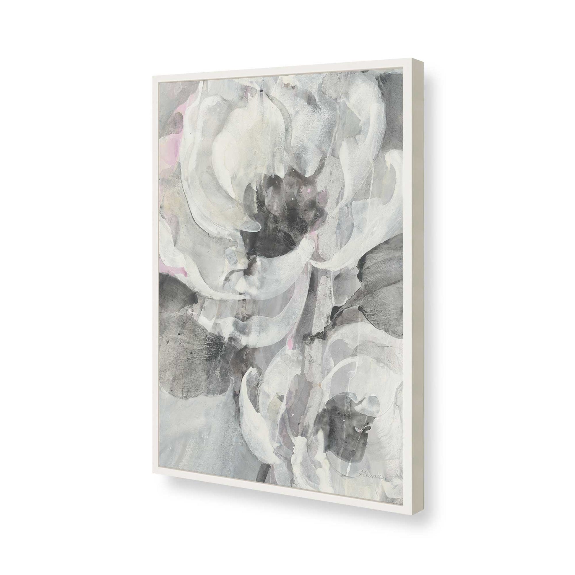 [Color:Opaque White], Picture of art in a Opaque White frame of the corner