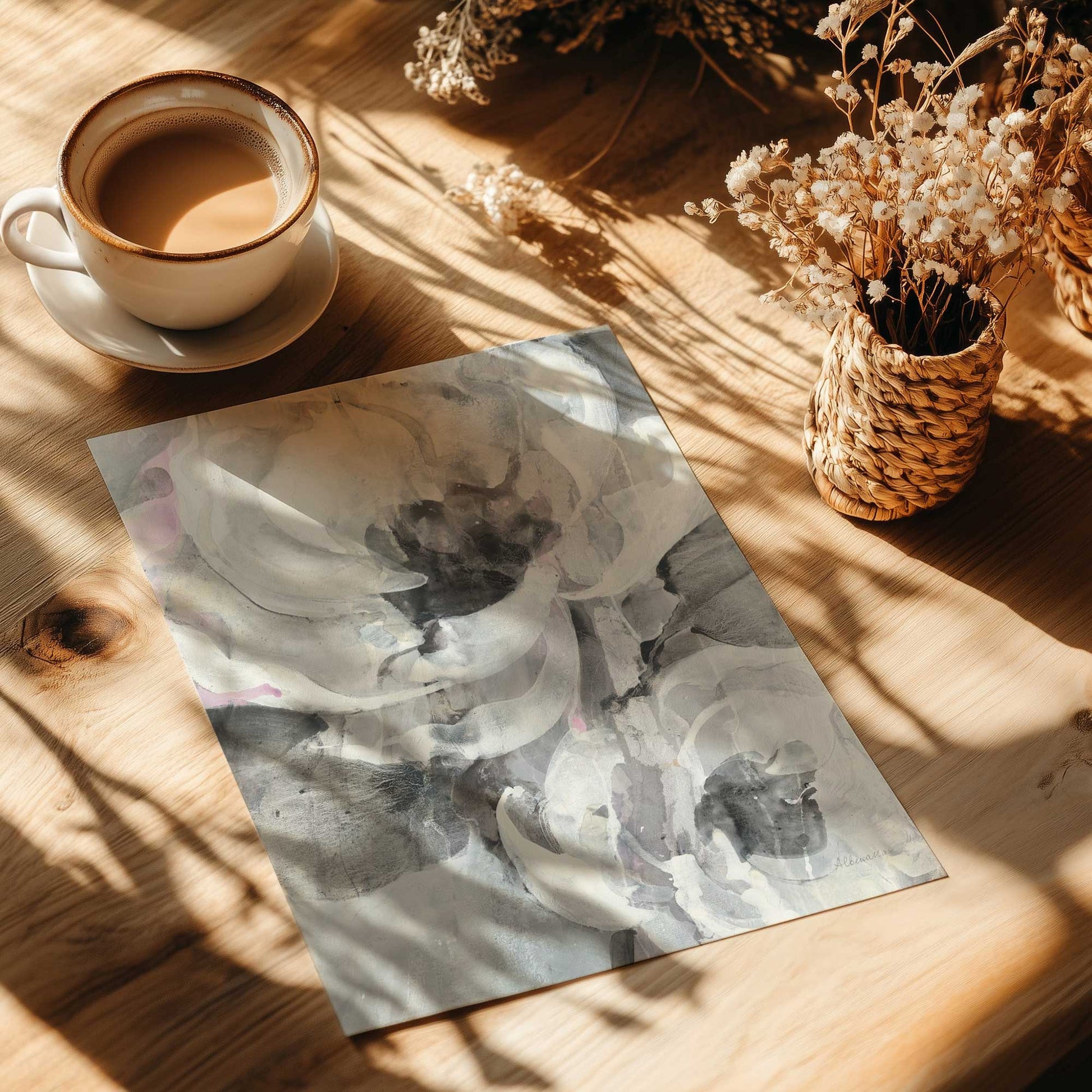 [Color:Rolled Print], Picture of close up of art