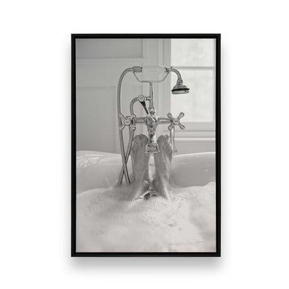 [Color:Satin Black], Picture of art in a Satin Black frame