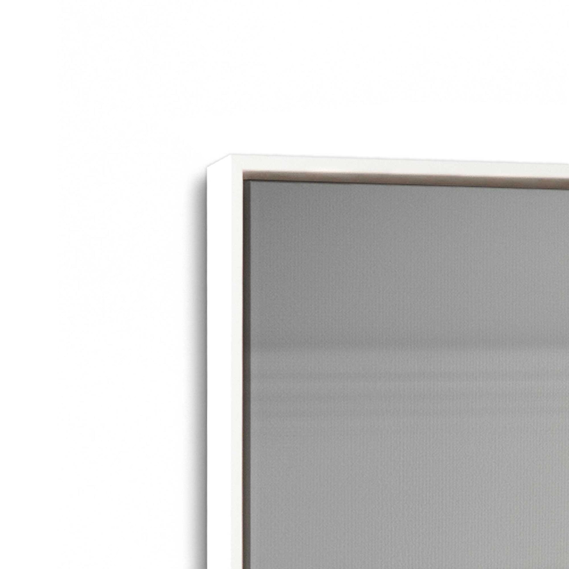 [Color:Opaque White], Picture of art in a White frame at an angle