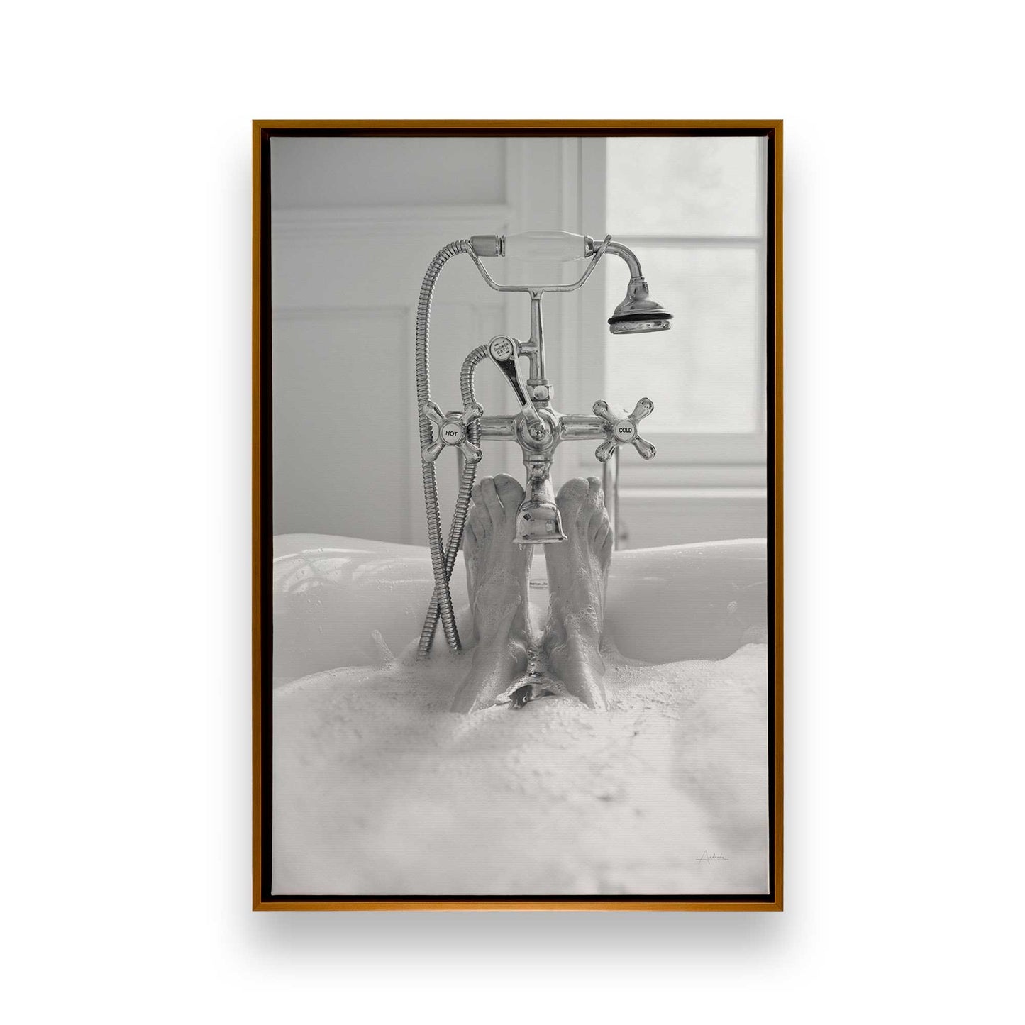 [Color:Polished Gold], Picture of art in a Polished Gold frame