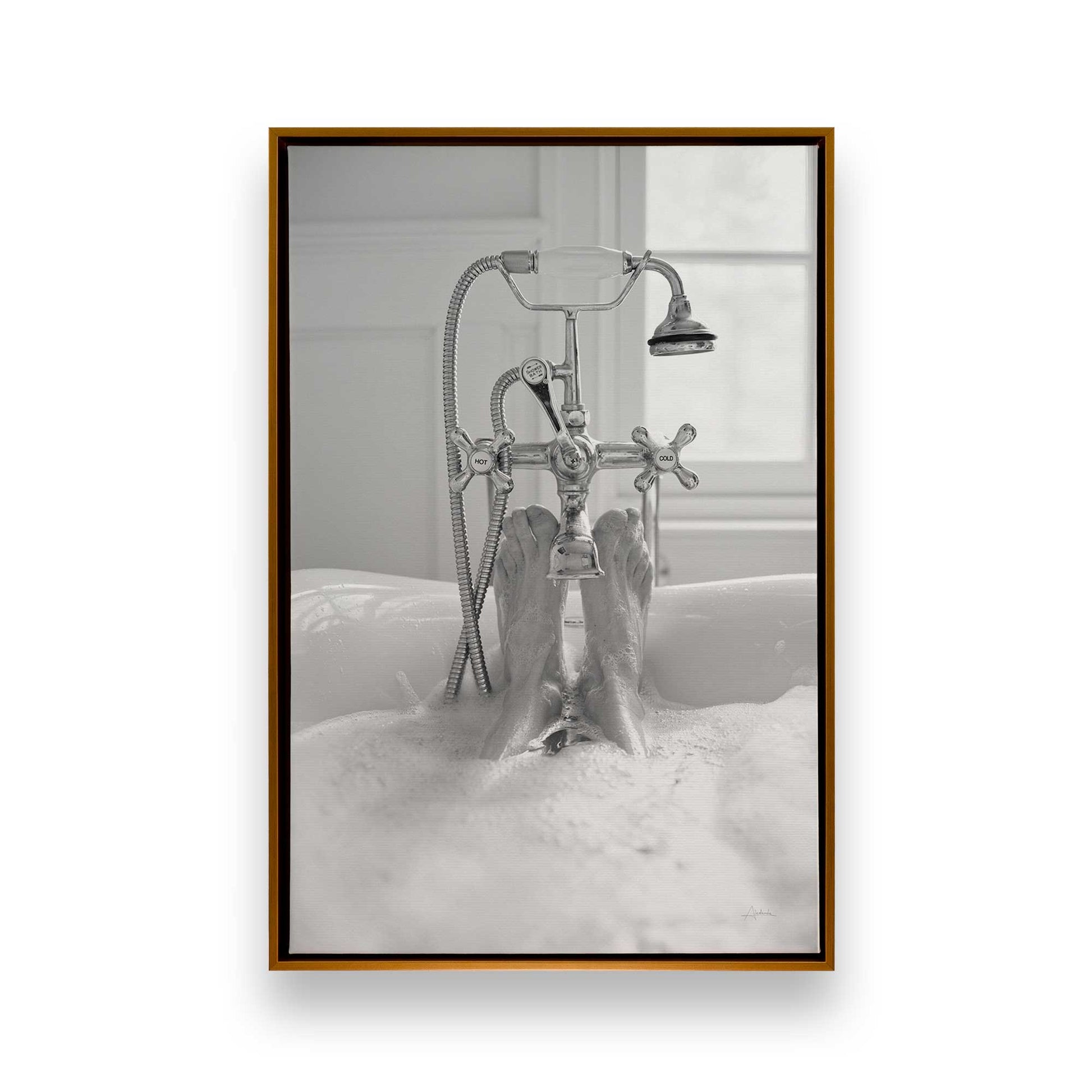 [Color:Polished Gold], Picture of art in a Polished Gold frame