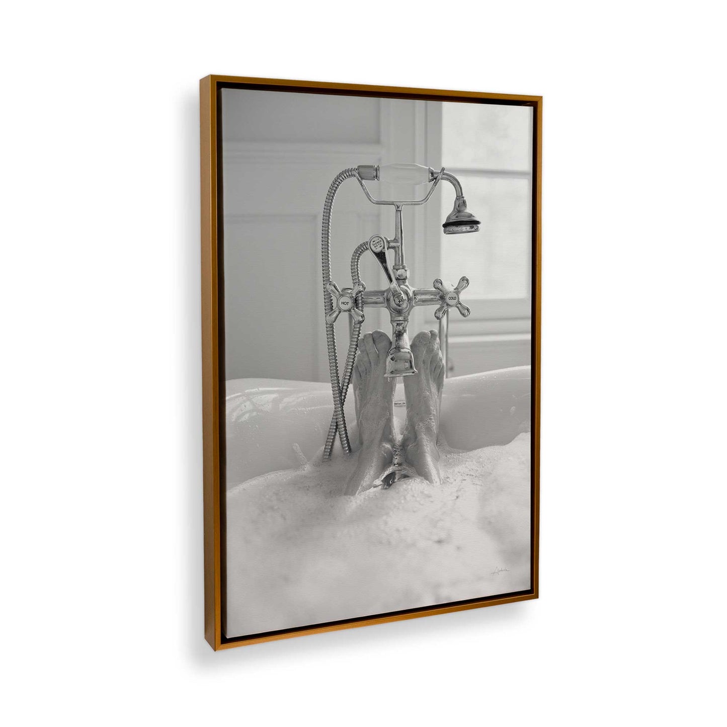 [Color:Polished Gold], Picture of the corner of the art