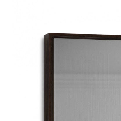 [Color:Espresso], Picture of art in a Espresso frame at an angle