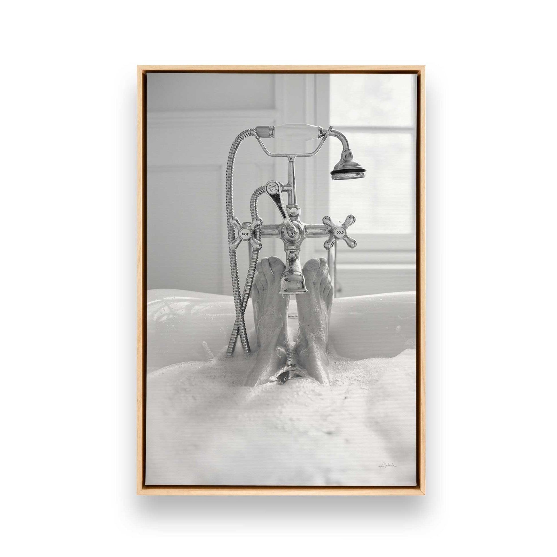 [Color:American Maple], Picture of art in a American Maple frame