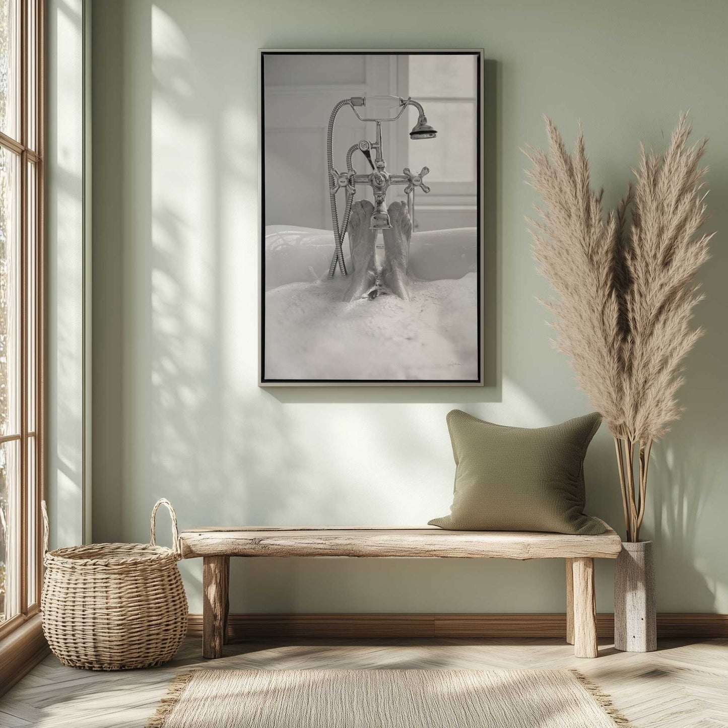 Picture of art in a room