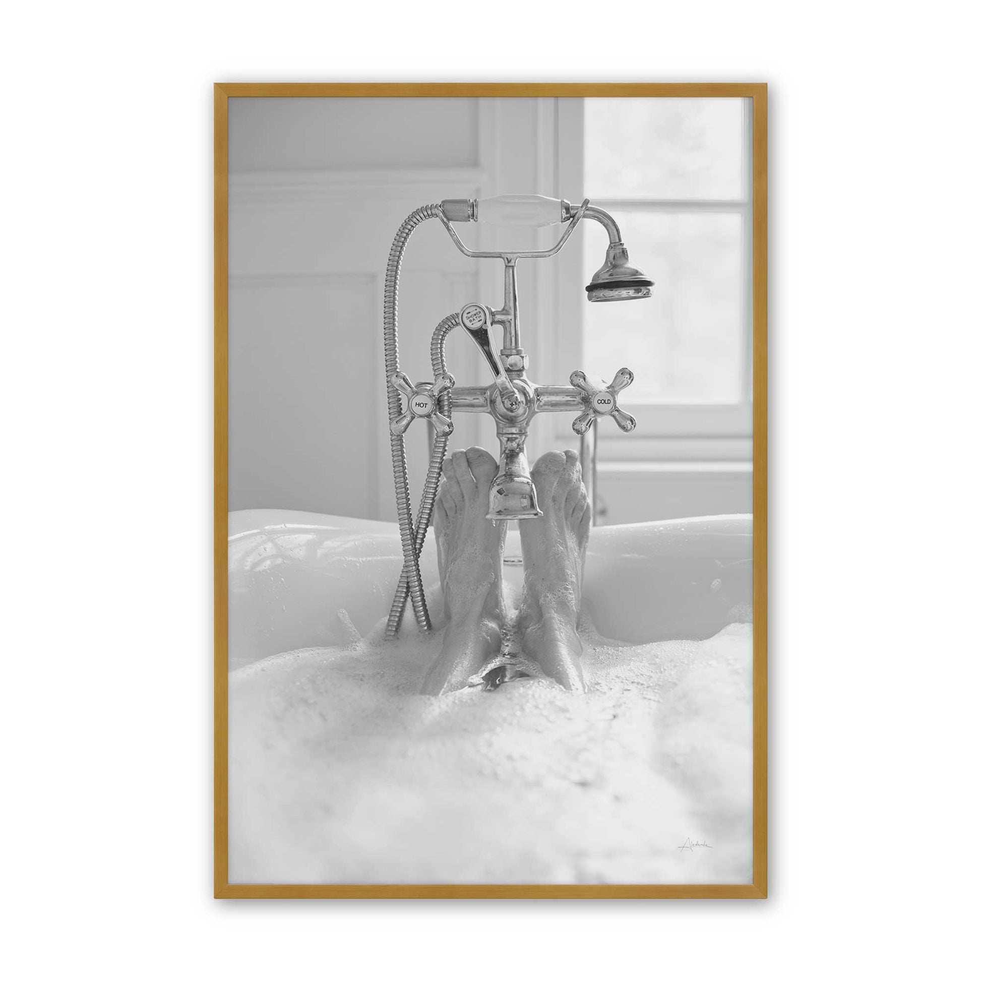 [Color:Polished Gold], Picture of art in a Polished Gold frame