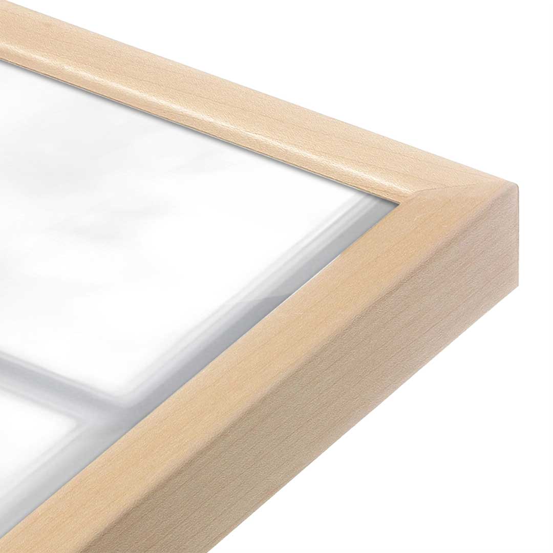 [Color:Raw Maple], Picture of art in a Raw Maple frame at an angle