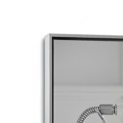 [Color:Polished Chrome], Picture of art in a Polished Chrome frame at an angle