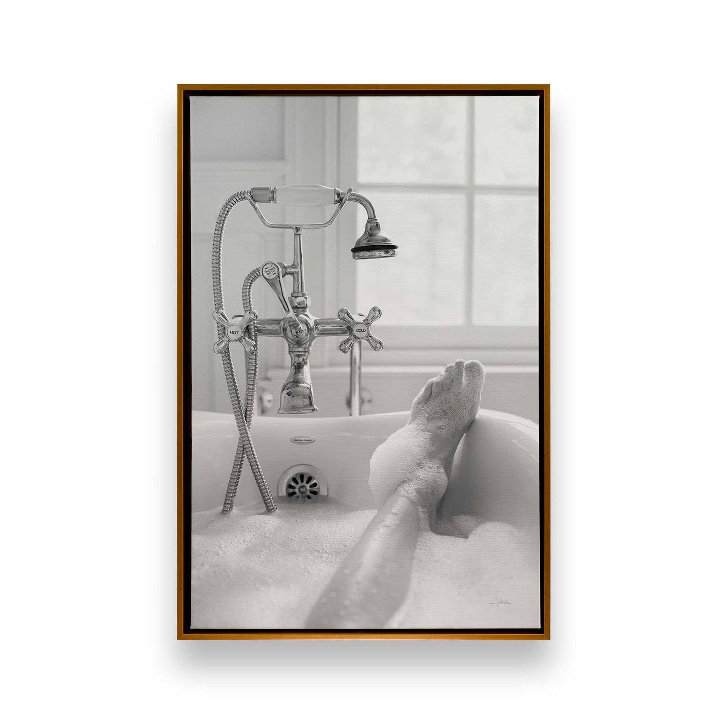 [Color:Polished Gold], Picture of art in a Polished Gold frame