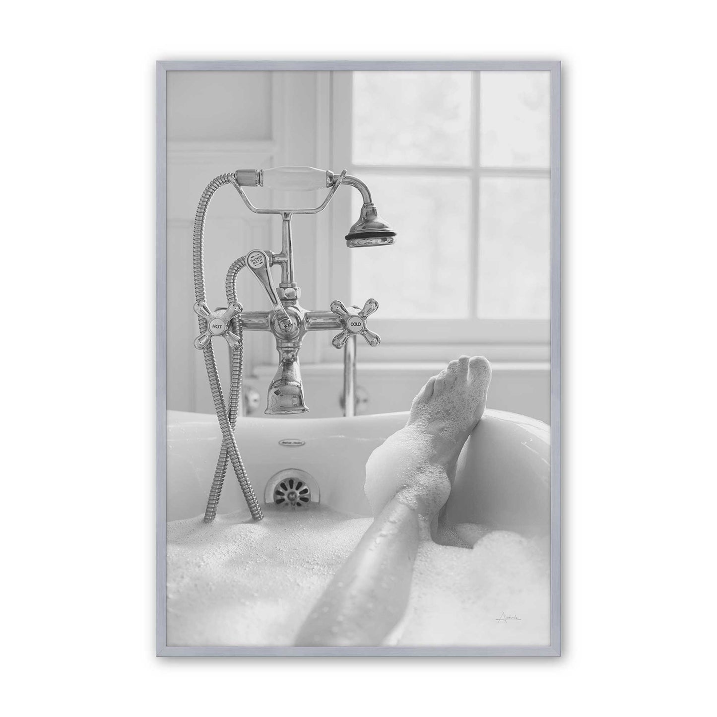 [Color:Polished Chrome], Picture of art in a Polished Chrome frame