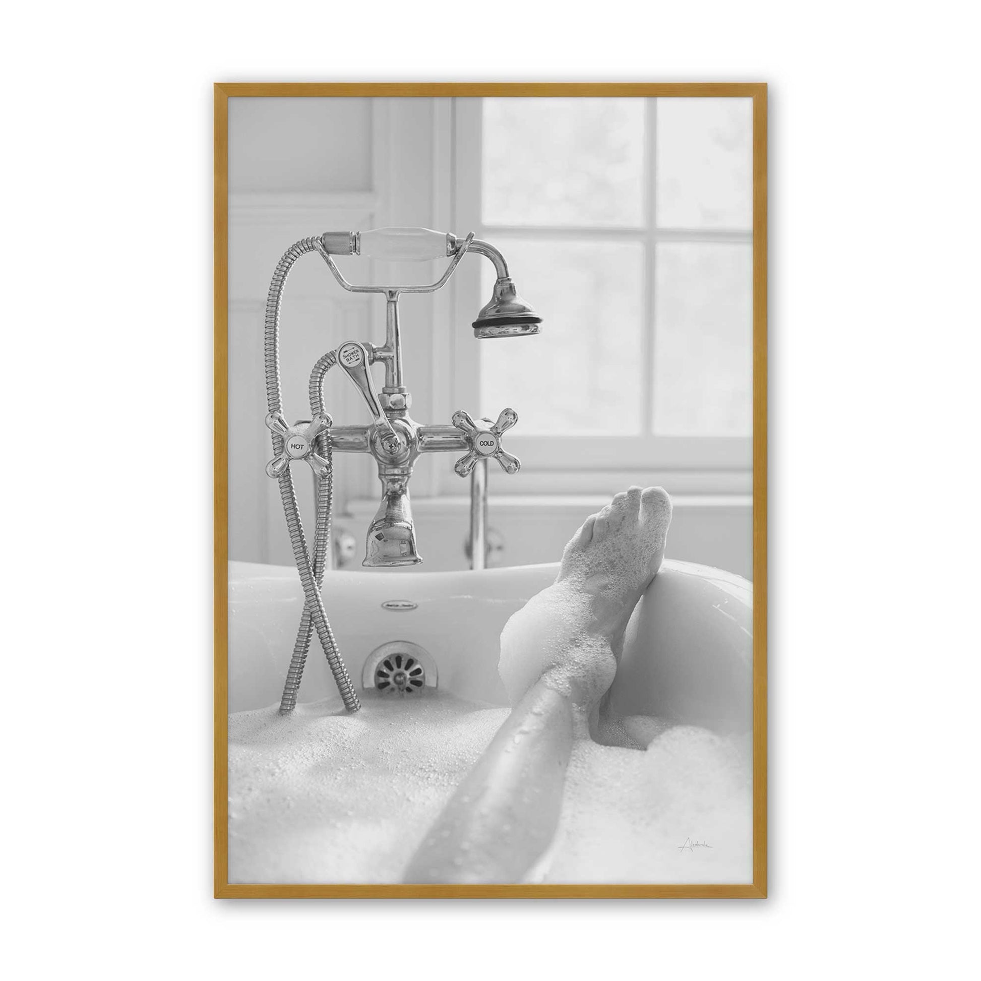 [Color:Polished Gold], Picture of art in a Polished Gold frame