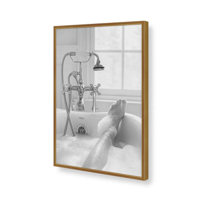 [Color:Polished Gold], Picture of art in a Polished Gold frame of the corner