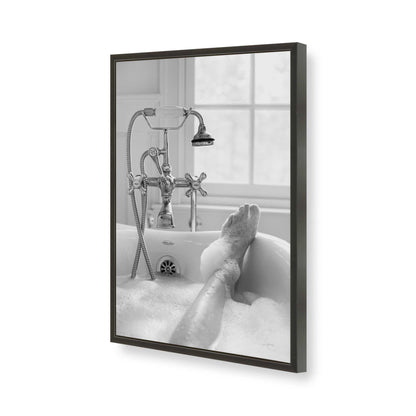 [Color:Satin Black], Picture of art in a Satin Black frame of the corner