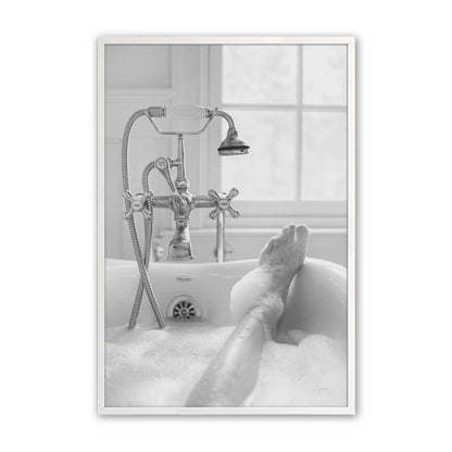 [Color:Opaque White], Picture of art in a Opaque White frame
