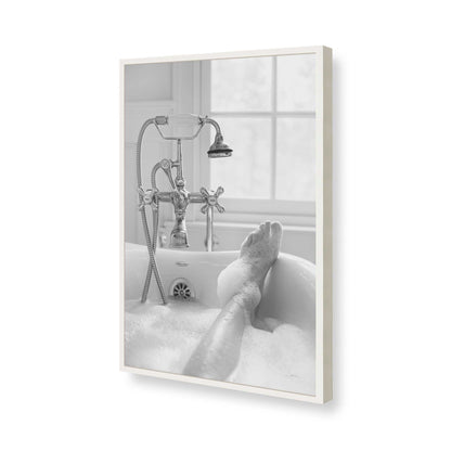 [Color:Opaque White], Picture of art in a Opaque White frame of the corner