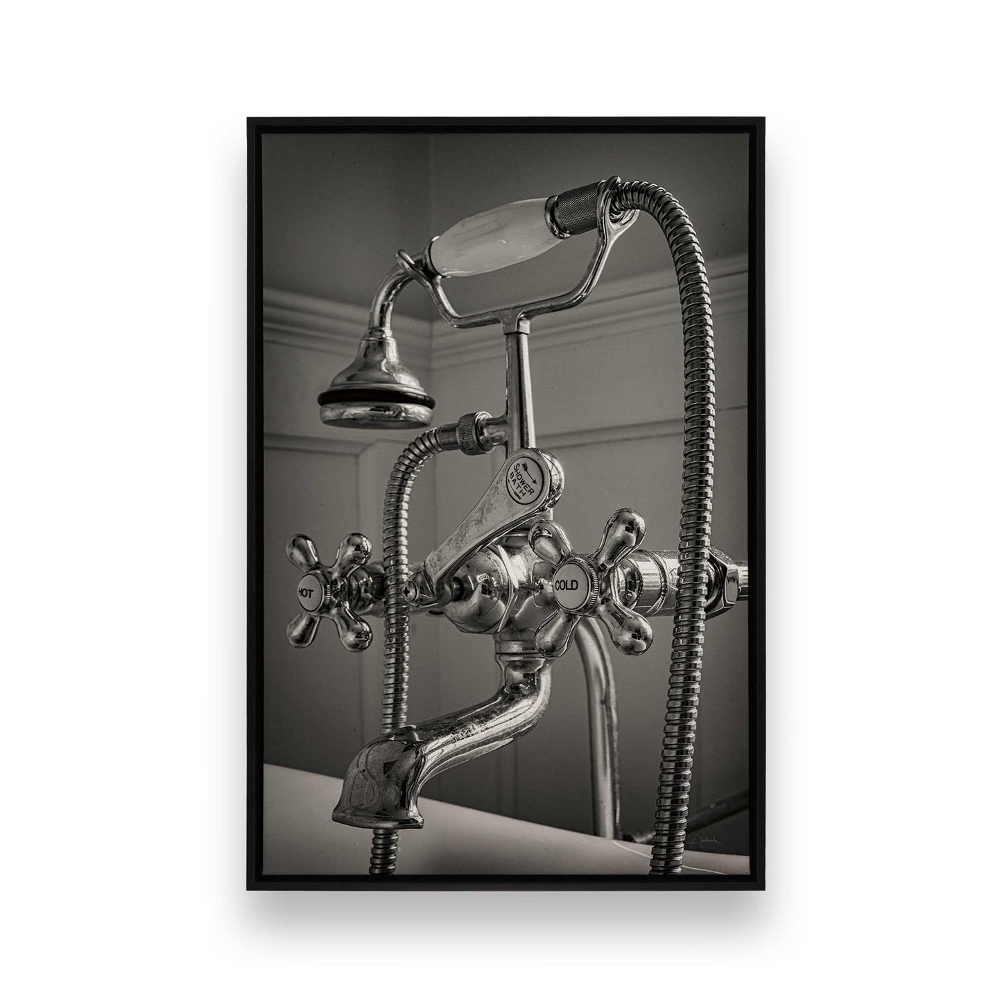 [Color:Satin Black], Picture of art in a Satin Black frame