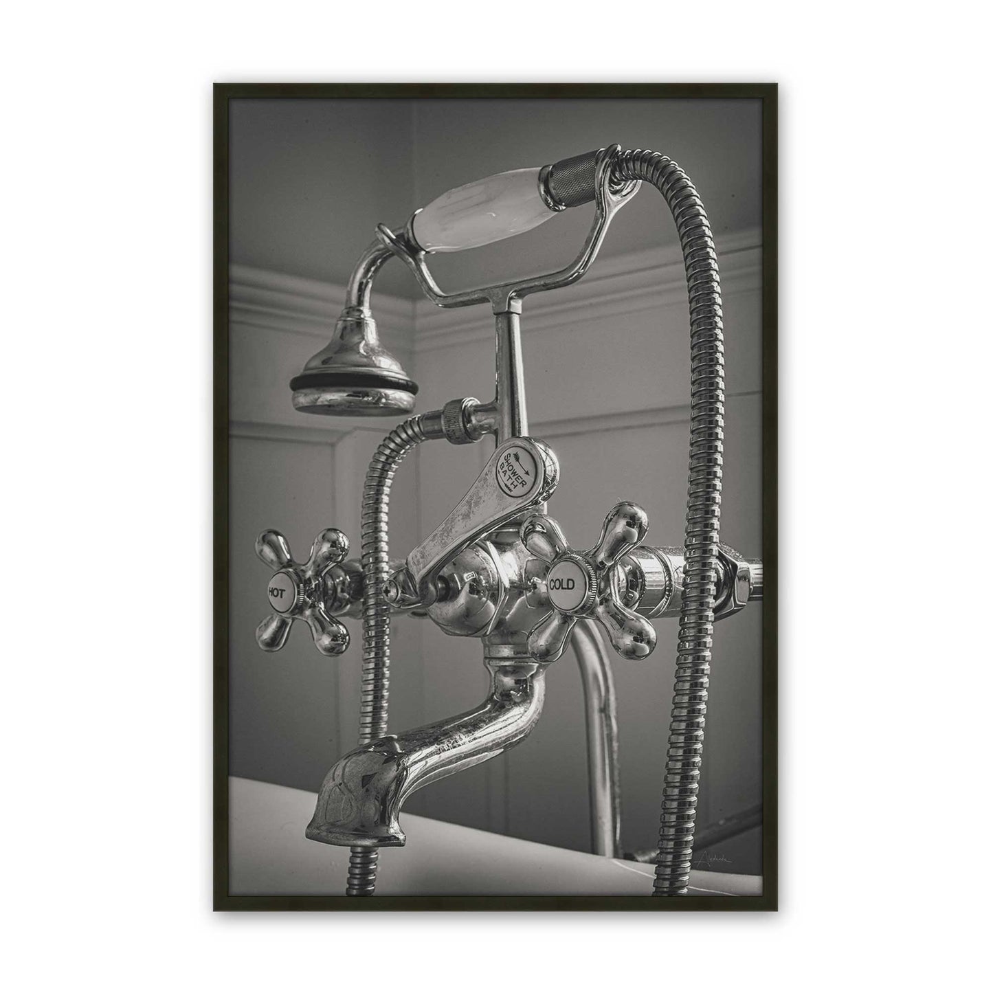 [Color:Satin Black], Picture of art in a Satin Black frame