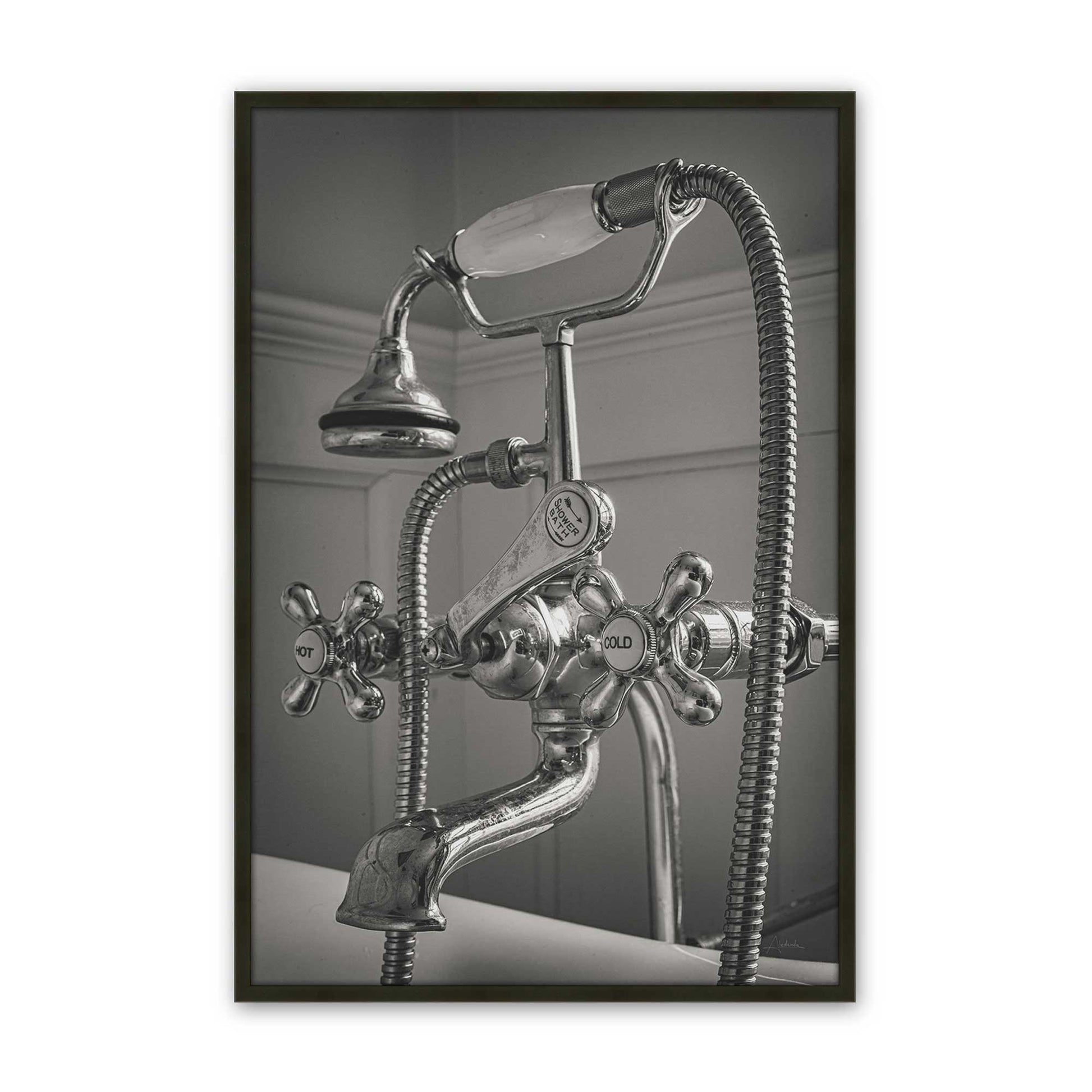 [Color:Satin Black], Picture of art in a Satin Black frame